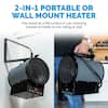 NewAir 2-In-1 Electric Freestanding or Ceiling / Wall Mounted 240v Electric  Garage Heater for 500 sq. ft. w/ Remote - Cool Grey NGH500GA00 - The Home  Depot