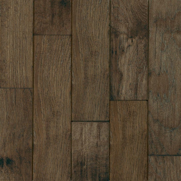 Bruce Ash Gray Hickory 3/8 in. T x 5 in. W Hand Scraped Engineered Hardwood Flooring (25 sqft/case)