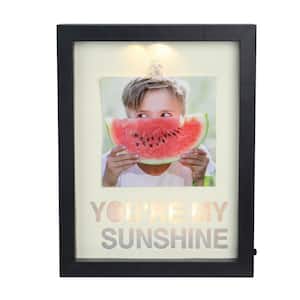 9 in. H x 7 in. W LED Lighted You're My Sunshine Picture Frame with Clip (for All Occasions, New Year's, etc.)