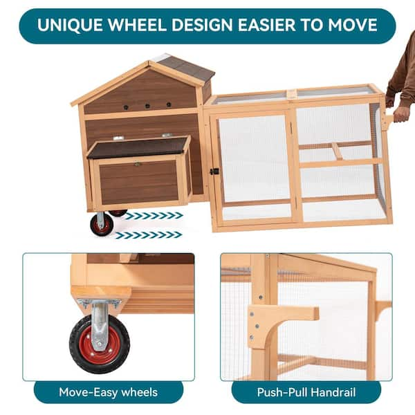 Waterproof nesting box lid  Chicken nesting boxes, Nesting box