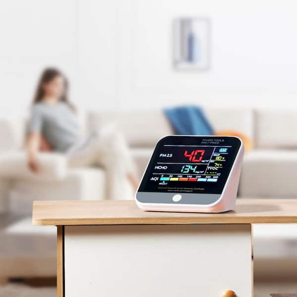 SKYSHALO Mini Air Quality Monitor 8-IN-1 Professional PM2. 5 PM10