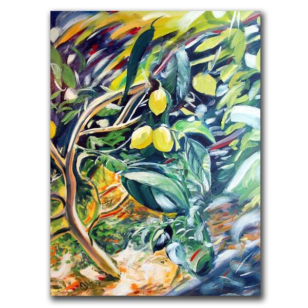 Trademark Fine Art 26 in. x 32 in. Lemon Tree Canvas Art