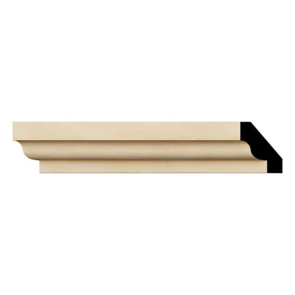 Ekena Millwork WM60 0.56 in. D x 1.75 in. W x 96 in. L Wood (Pine) Crown Moulding