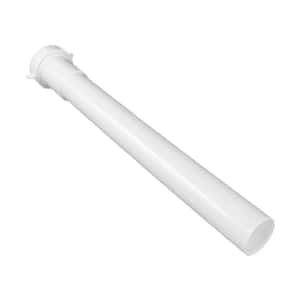 1-1/4 in. x 12 in. L Polypropylene Extension Tube for Trap for Tubular Drain Applications