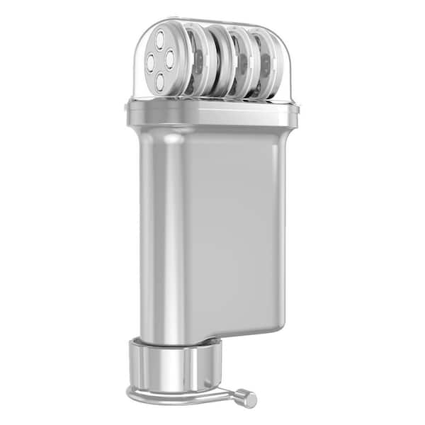 Stainless Steel Gourmet Pasta Press Attachment with 5 Plates for KitchenAid Mixers – Durable Pasta Maker