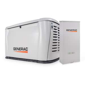 18kW Air-Cooled Auto Start Natural Gas or Propane Whole House Generator and 200 Amp Transfer Switch w/ Smart Monitoring