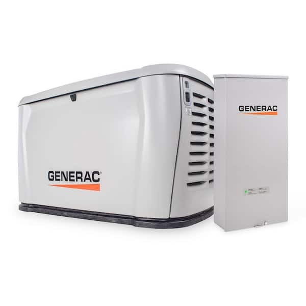 14,000 Watt Air-Cooled Whole House Home Standby Generator & 200-AMP Transfer Switch