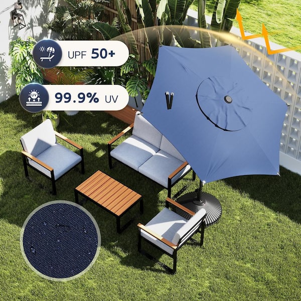 abba patio umbrella solar Lyon 90