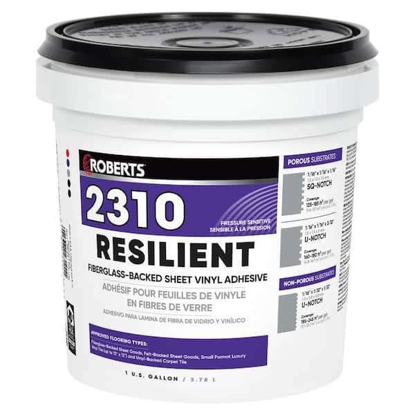 ROBERTS 2310 1 Gal. (4 qt.) Resilient Flooring Adhesive for Fiberglass Sheet Goods and Luxury Vinyl Tile