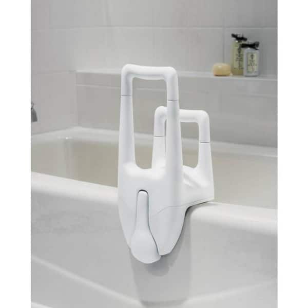 Locking Dual Tub Grip in White