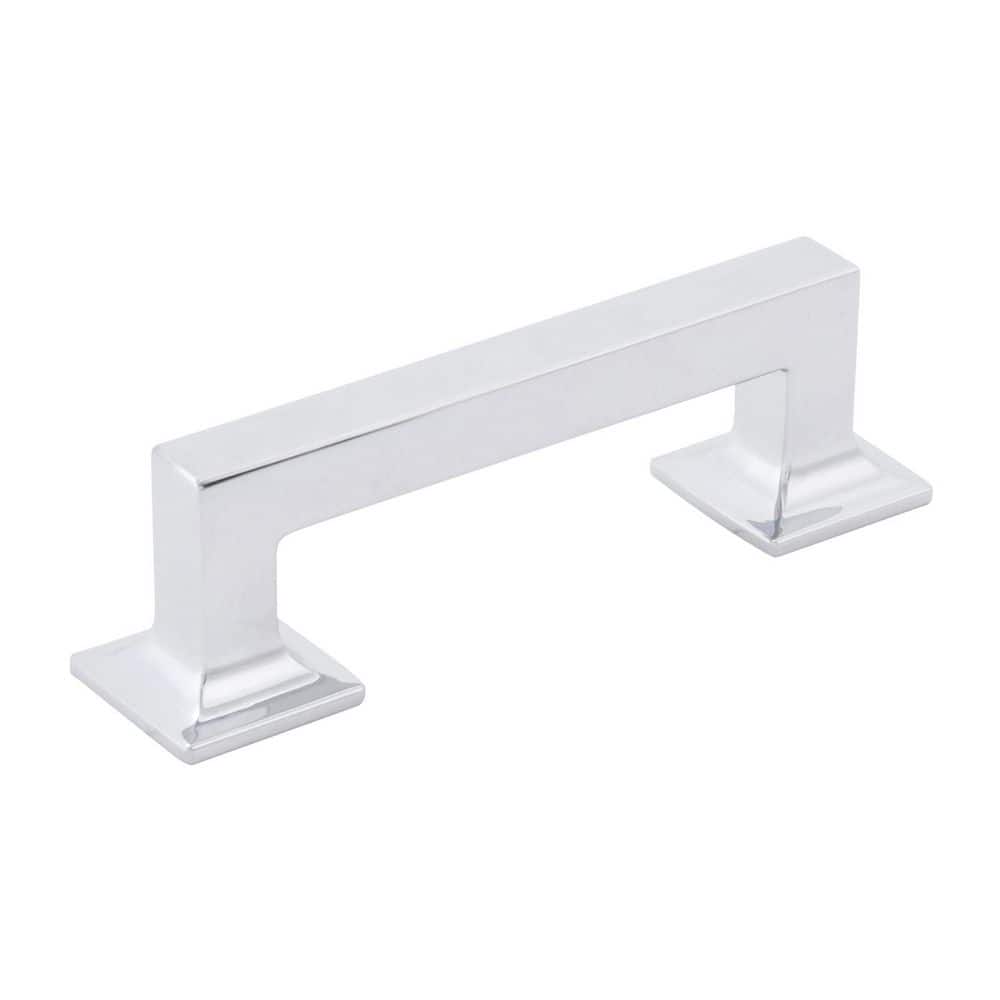 Studio Collection Pull 3 in. (76mm) Center to Center Polished Chrome Bar Cabinet Pull (10-Pack) price history on PriceWatchPro