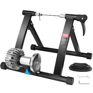 Bike Trainer Stand Fluid Stationary Bike Stand for 26-29in. Wheels Noise Reduction Fluid Flywheel Portable Cycling Stand