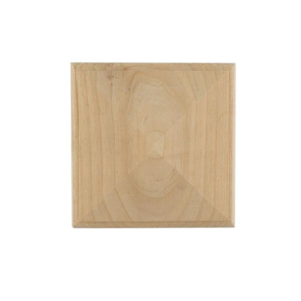 4 in. x 4 in. Newbury High Pyramid Cedar Post Cap