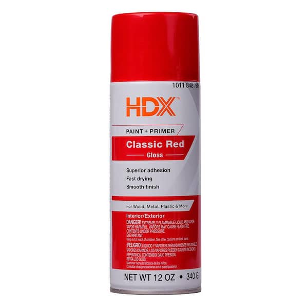 12 oz. Paint and Primer Gloss Red Spray Paint