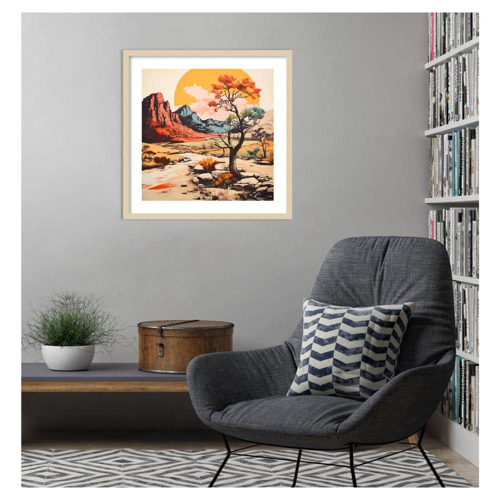 Walker Noble The Desert Path V Framed Graphic Art Print