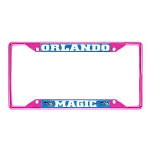 Universal Fit NBA - Orlando Magic License Plate Frame - Pink