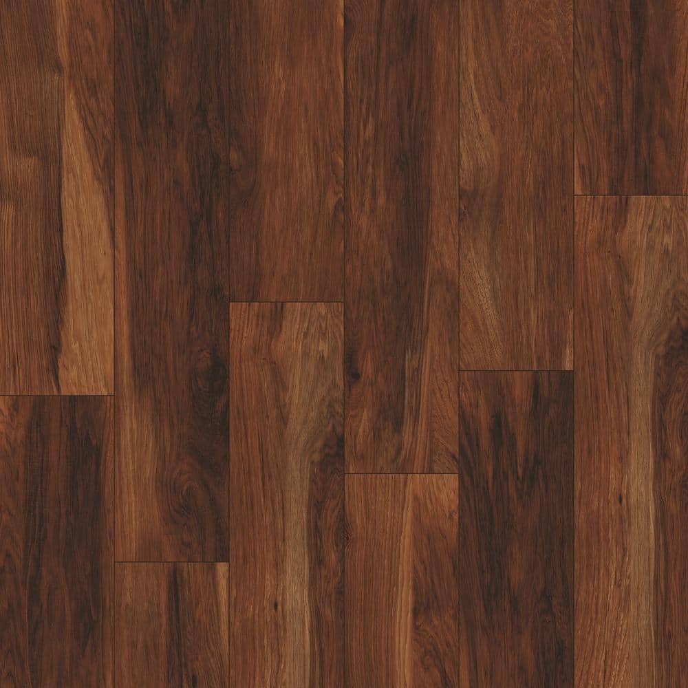 Krono Original River Penfold Hickory 10 mm T x 8 in. W Waterproof Laminate Wood Flooring (18.6 sqft/case), Dark -  KO22H00510P