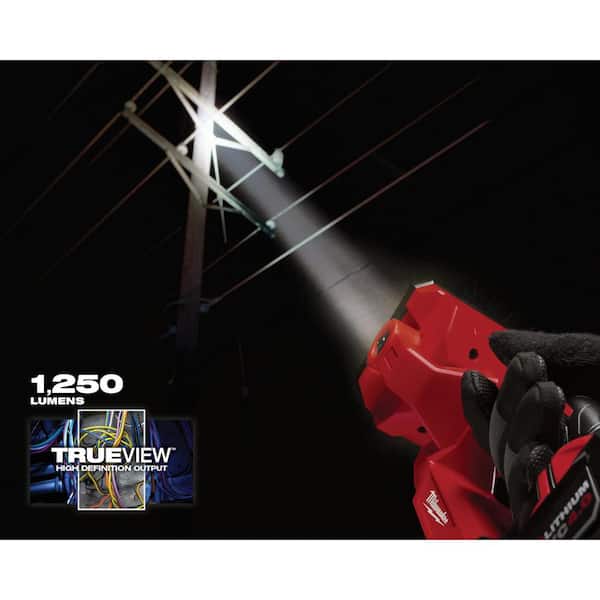 Milwaukee - M18 18-Volt 1250 Lumens Lithium-Ion Cordless Search Light (Tool-Only)