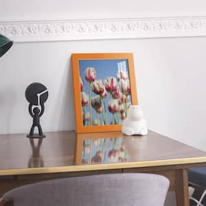 Modern 8 in. x 10 in. Orange Picture Frame