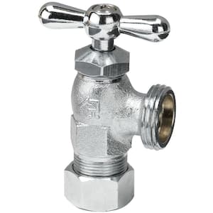 ProLine Series 1/2-in MIP x SWT Chrome-plated Brass Blue Handle Washing  Machine Valve 102-210 - The Home Depot