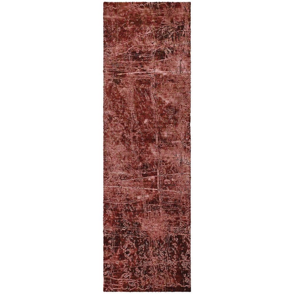 Dream Shag Premium Machine Washable Abstract ADS559 Merlot 2 ft. x 7 ft. Runner Rug price history on PriceWatchPro