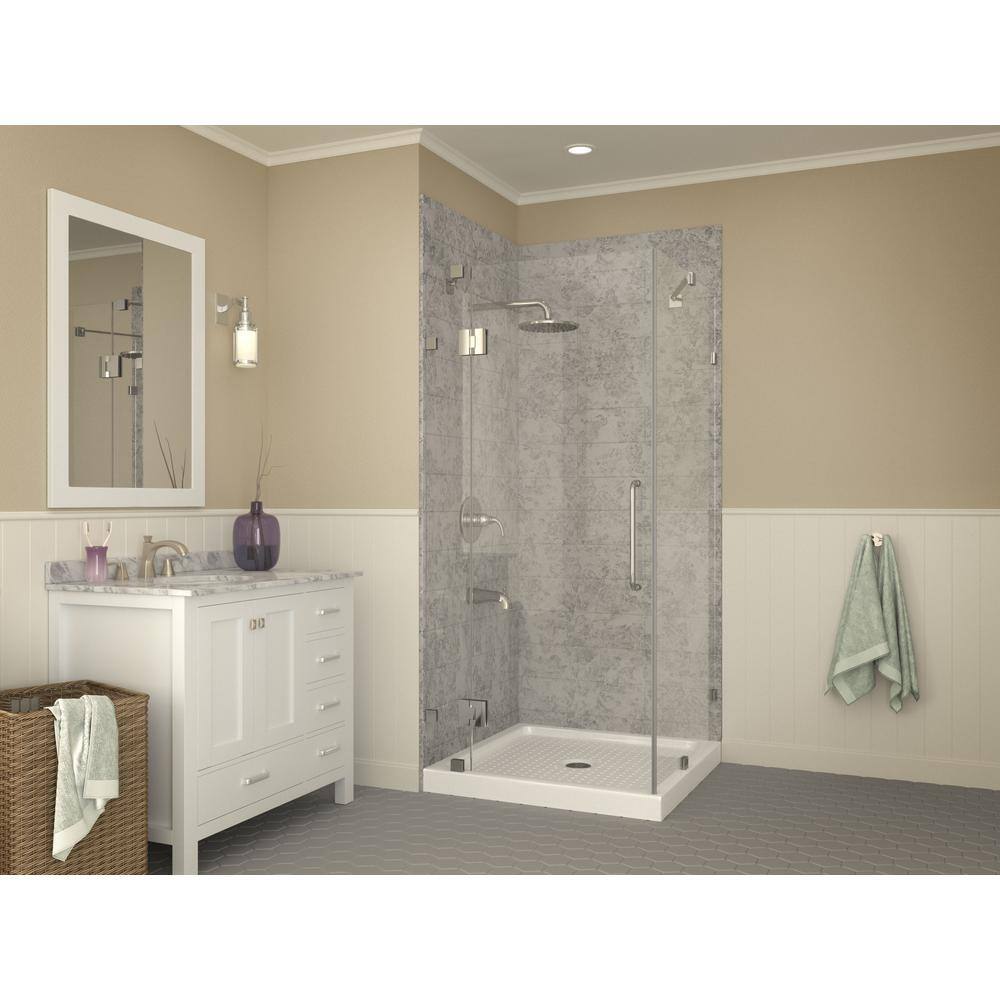 Titan Series 36'' White Acrylic Square Shower Base