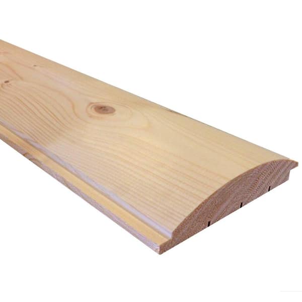 UFP-Edge 2 in. x 8 in. x 12 ft. Wood Spruce Log Cabin Siding
