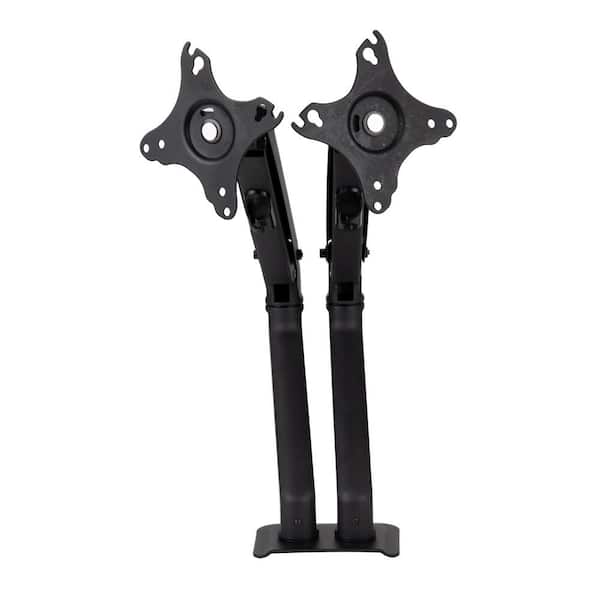 Mind Reader Adjustable Dual Monitor Stand, Black