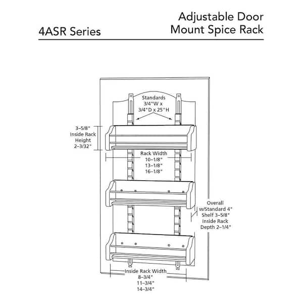 Rev-A-Shelf 13-1/2 Inch Width Wood Door Mount Sink Cabinet