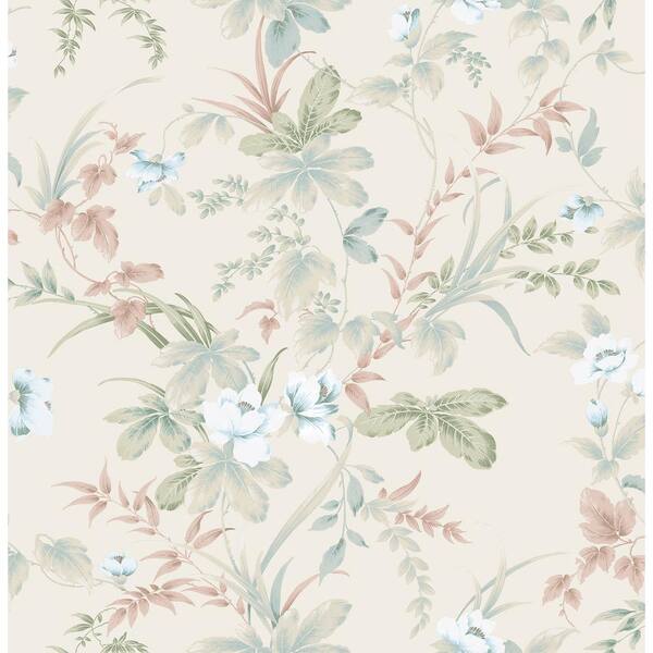 Brewster Begg Rock Cream Botanical Strippable Roll (Covers 56.4 sq. ft.)
