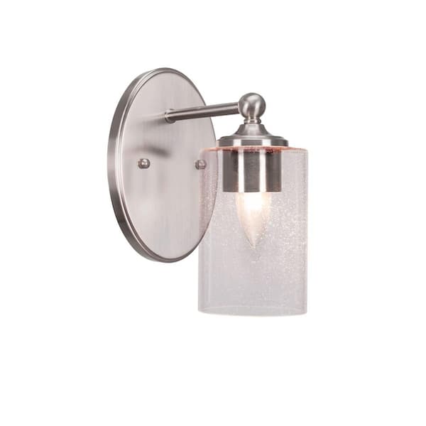 Unbranded Royale 1-Light Brushed Nickel Wall Sconce