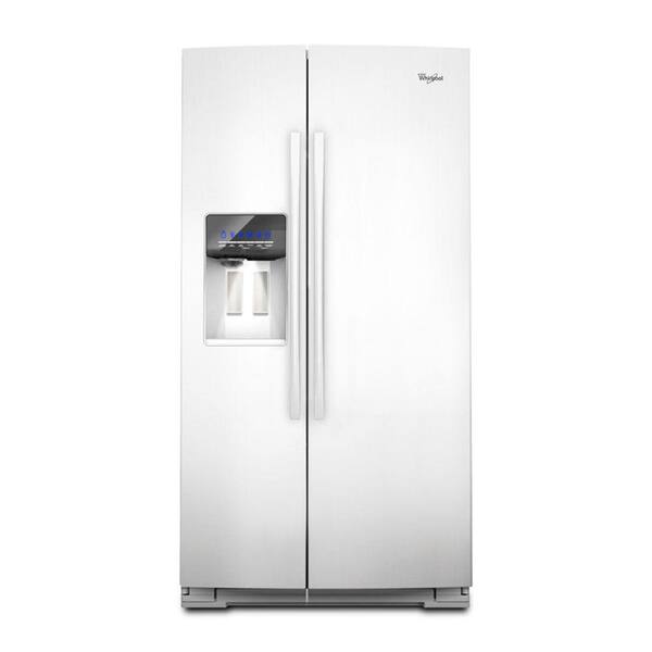 Whirlpool Gold 24.6 cu. ft. Side by Side Refrigerator in White, Counter Depth