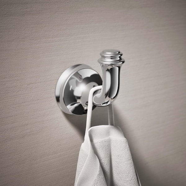 Bellera J-Hook Robe/Towel Hook in Polished Chrome