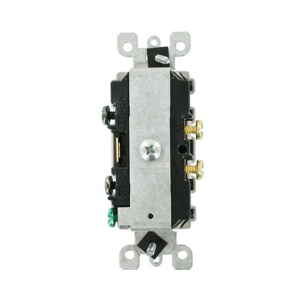 LEVITON 5634  5634 Dual 1 Pole Switch Decora TAGGEL 15AMP BROWEN 