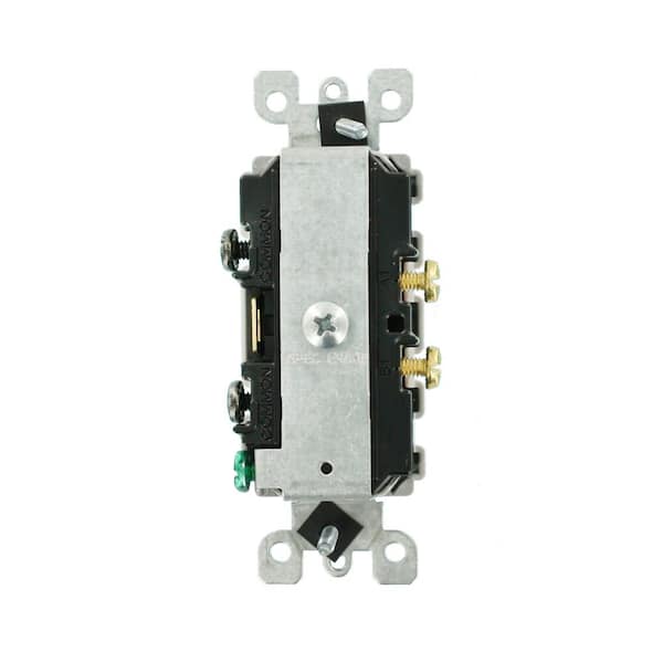 Leviton 15 Amp Decora Commercial Grade Combination Two Single Pole