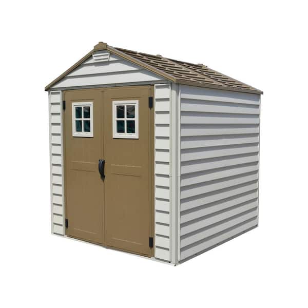 Duramax Building Products StoreMax 7 ft. x 7 ft. Vinyl Storage Shed