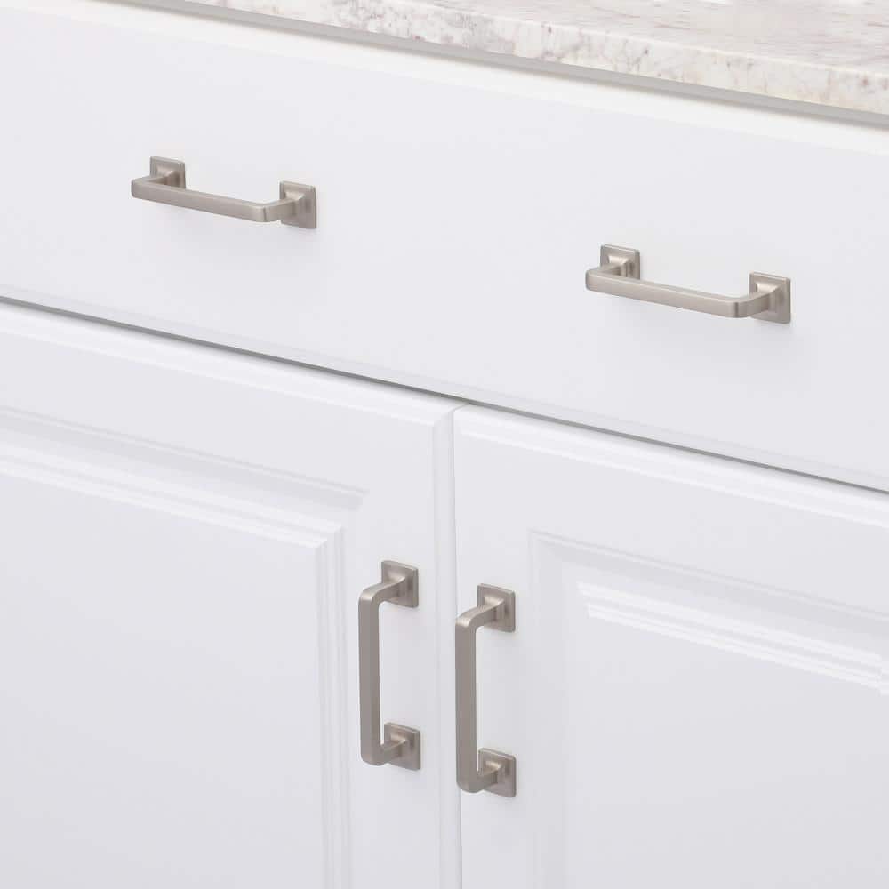 Boise Satin Nickel 3-1/2" Center to Center Bar Pull