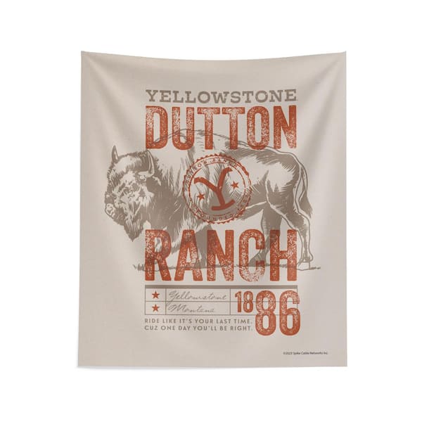 THE NORTHWEST GROUP Paramount Yellowstone Protect The Land Printed Wall Hanging