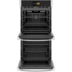 Profile 27 in. Smart Double Electric Wall Oven with Convection (Upper Oven) and Self Clean in Stainless Steel