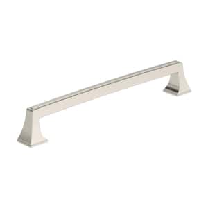 Mulholland 8 in. (203mm) Traditional Satin Nickel Arch Cabinet Pull