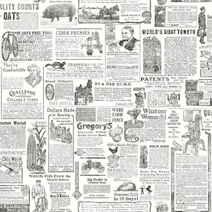Underwood Black Newspaper Black Wallpaper Sample