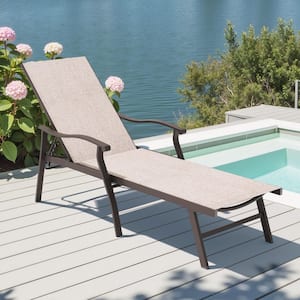 Crestlive Products Classic Brown 1-Piece Metal Adjustable Outdoor