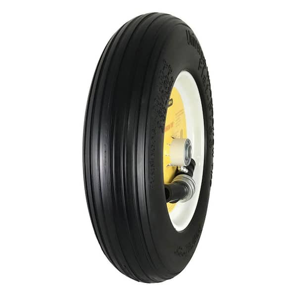 Marathon 00265 Flat Free Universal Wheelbarrow Tire 4.80/4.00-8