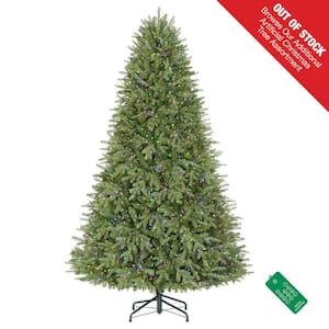 7.5 ft. Pre-Lit LED Grand Duchess Twinkling Balsam Fir Artificial Christmas Tree T27