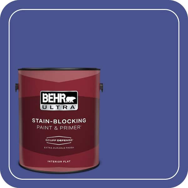 BEHR ULTRA 1 gal. #P540-7 Canyon Iris Extra Durable Flat Interior Paint & Primer