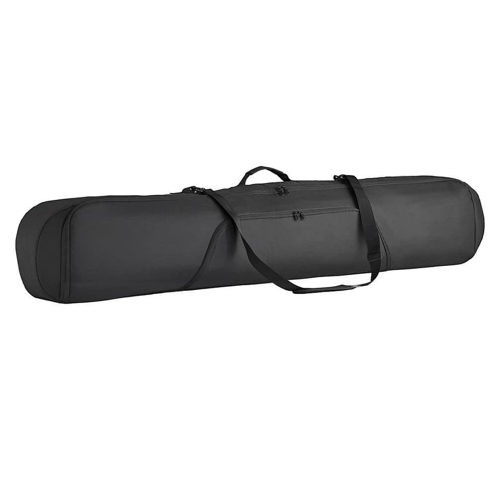 SKYSHALO Up to 65 in. Black Backpack Snowboard Bag, Padded Skis