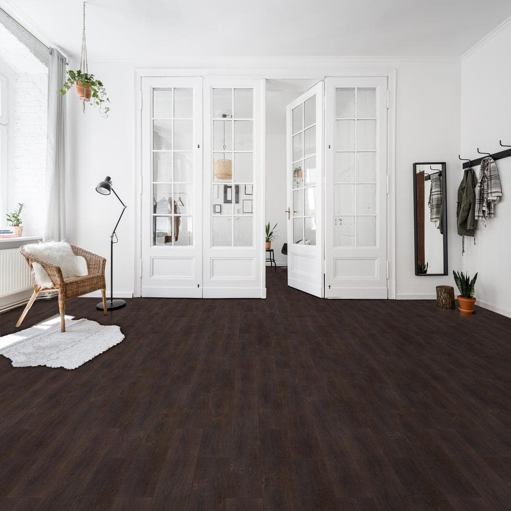Espresso 36'' Self-Adhesive Vinyl Wood Plank Flooring