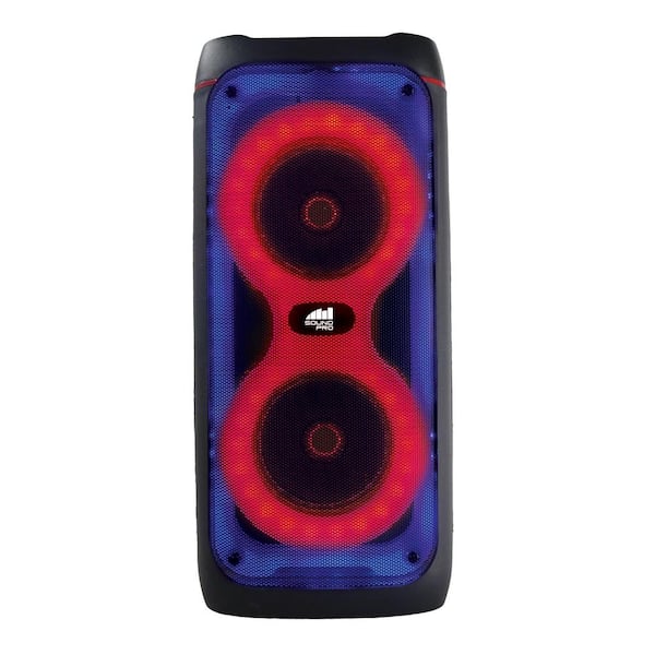 Portable Dual 4 Bluetooth Party Speaker with Multi-Color Blaze-8 Rhythm