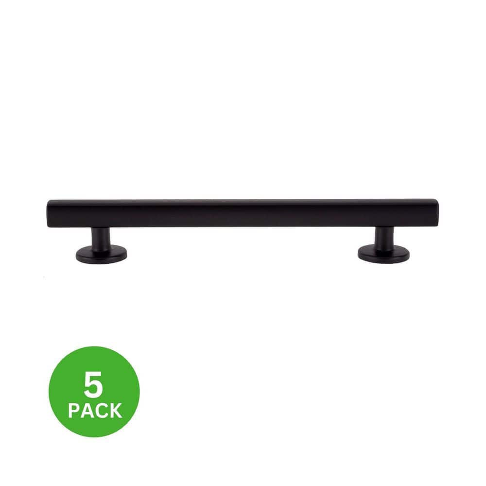 5-Pack Flynn 5-1/2 in. (140 mm) Center-to-Center Modern Matte Black Bar Drawer Pull price history on PriceWatchPro