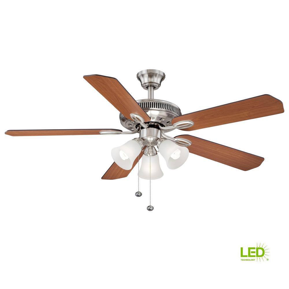 Details about   Replacement Parts Hampton Bay Glendale 52 in Brushed Nickel Ceiling Fan 